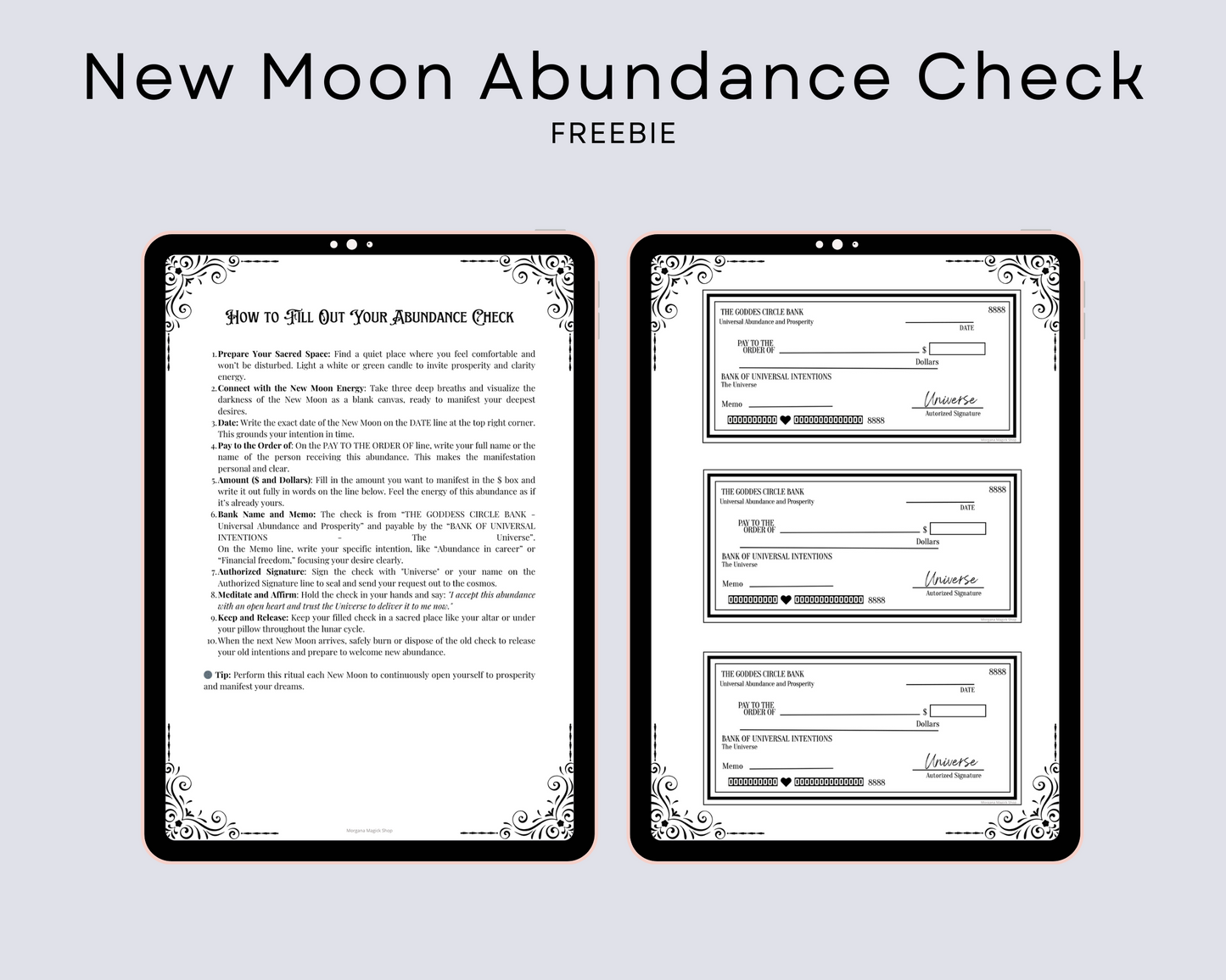 New Moon Abundance Check