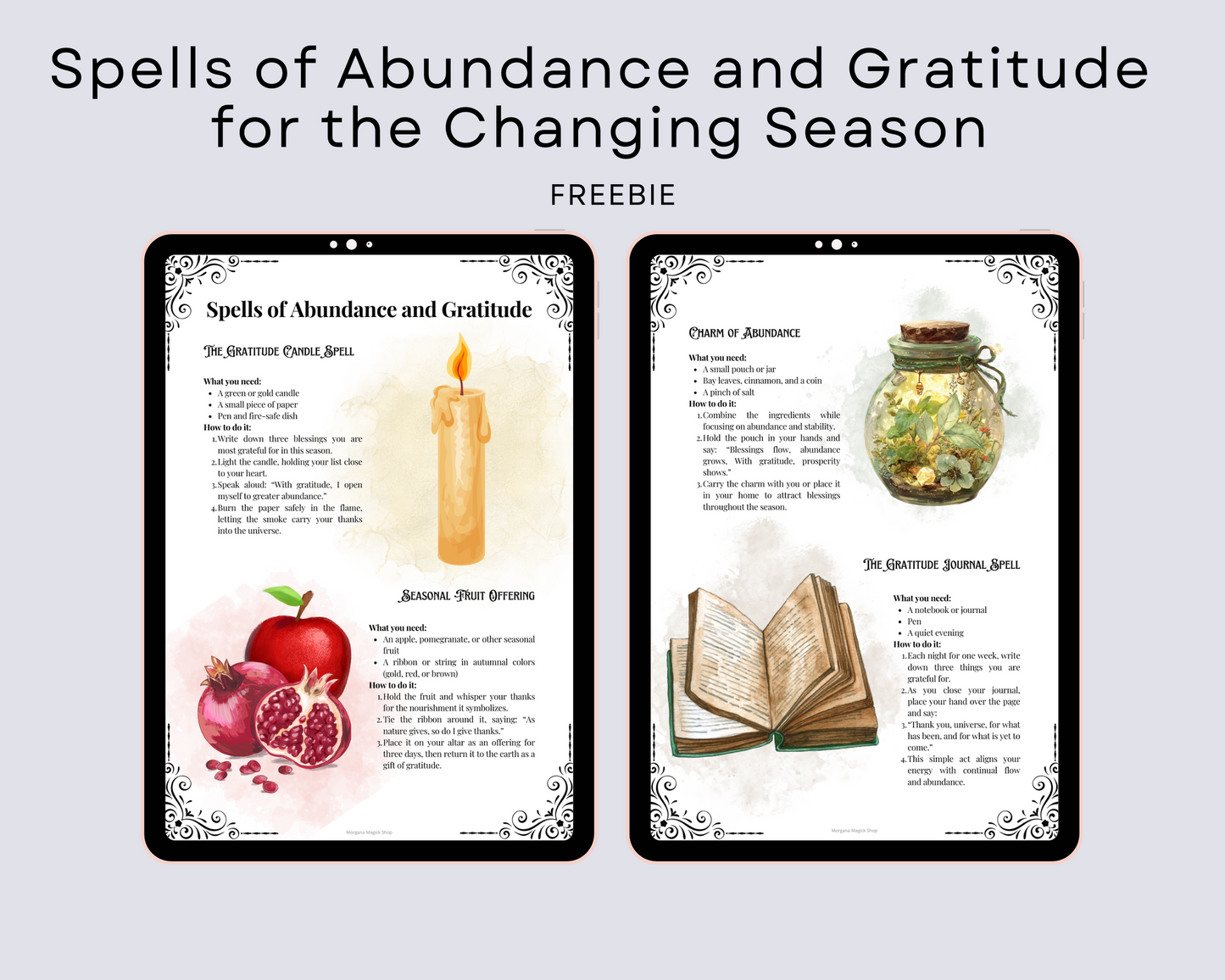 Spells of Abundance and Gratitude for the Changing Season