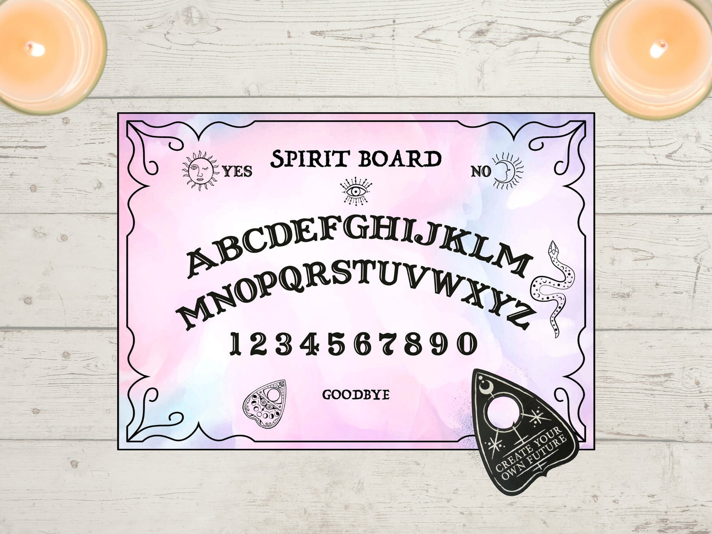 Spirit Board Session Journal, Ouija, Grimoire Spirit Board pages / Book of Shadows / Basic information / Communication Journal