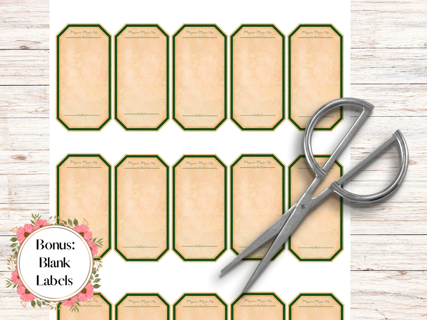 APOTHECARY LABELS Bundle, Digital Download Witchcraft Tags, Kitchen witchery, 145 Printable Labels, Witchcraft Wicca Labels