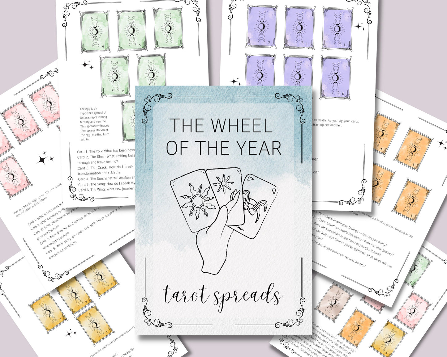 The Wheel of the Year Tarot Spread- Tarot Bundle