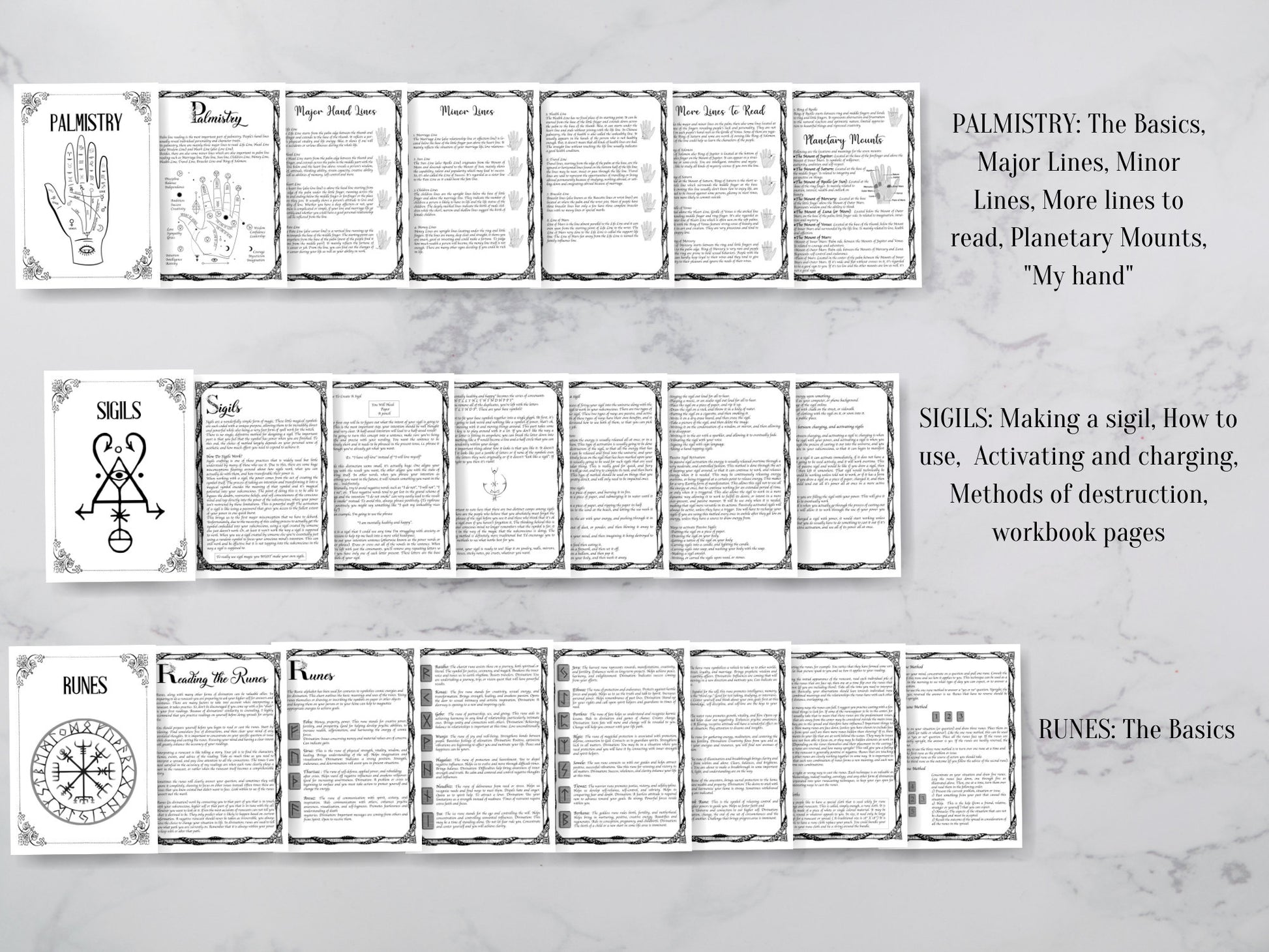 My First Grimoire, Digital Book Of Shadows, The most Complete Grimoire. A4,A5, LETTER SIZE. Instant download