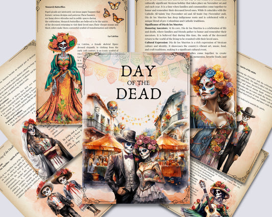 Day of the Dead. Día de los Muertos. Basics. Printable.