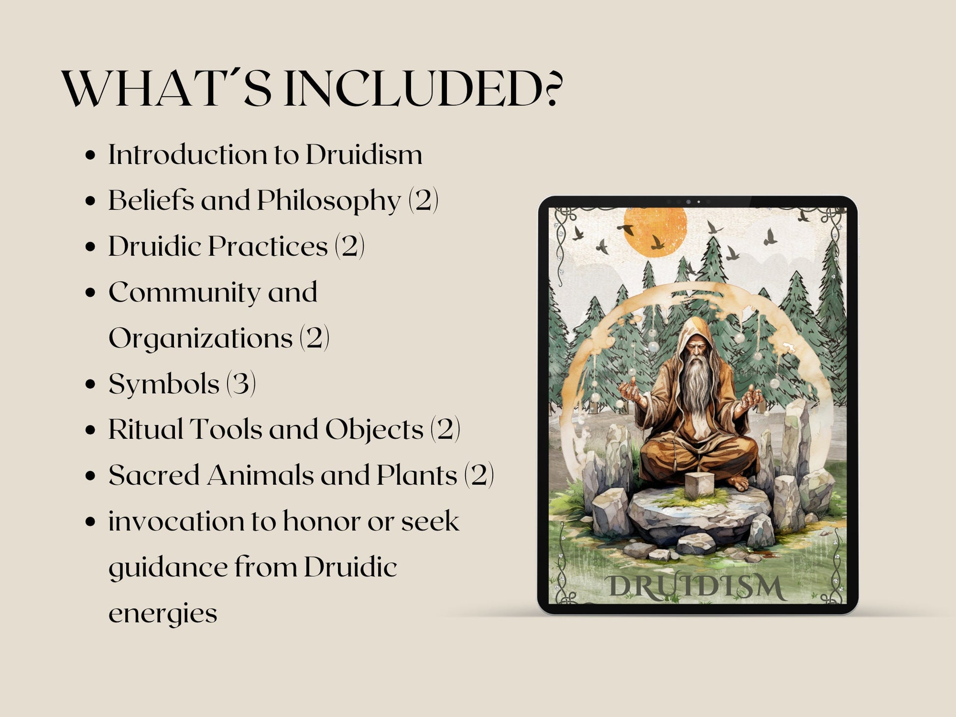 Druidism. Basics. Celtic Witchcraft. Beautiful pages for your Book Of Shadows. Printable