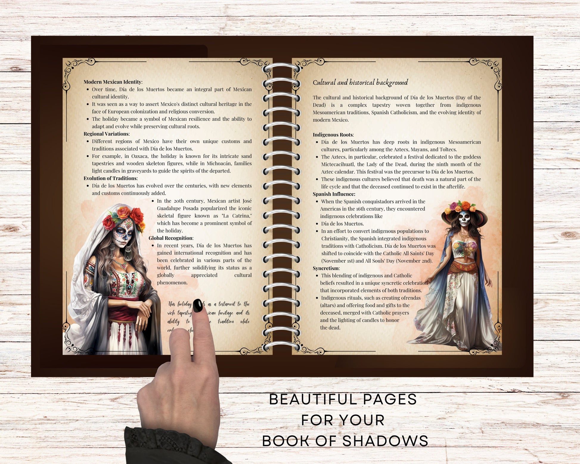 Day of the Dead. Día de los Muertos. Basics. Printable.