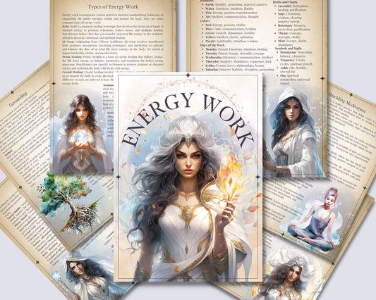 Energy Work. Basic Guide. Printable