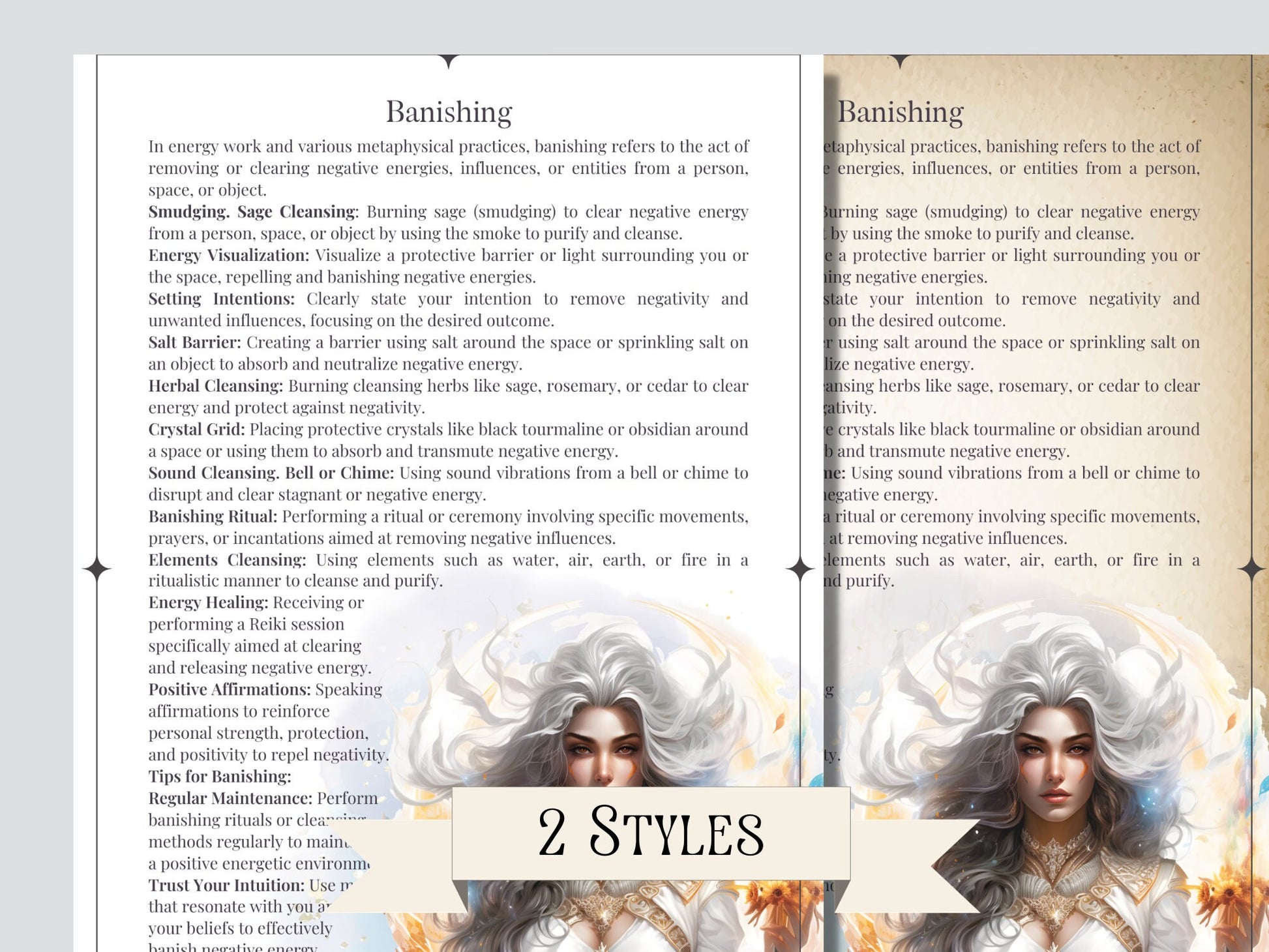 Energy Work. Basic Guide. Printable