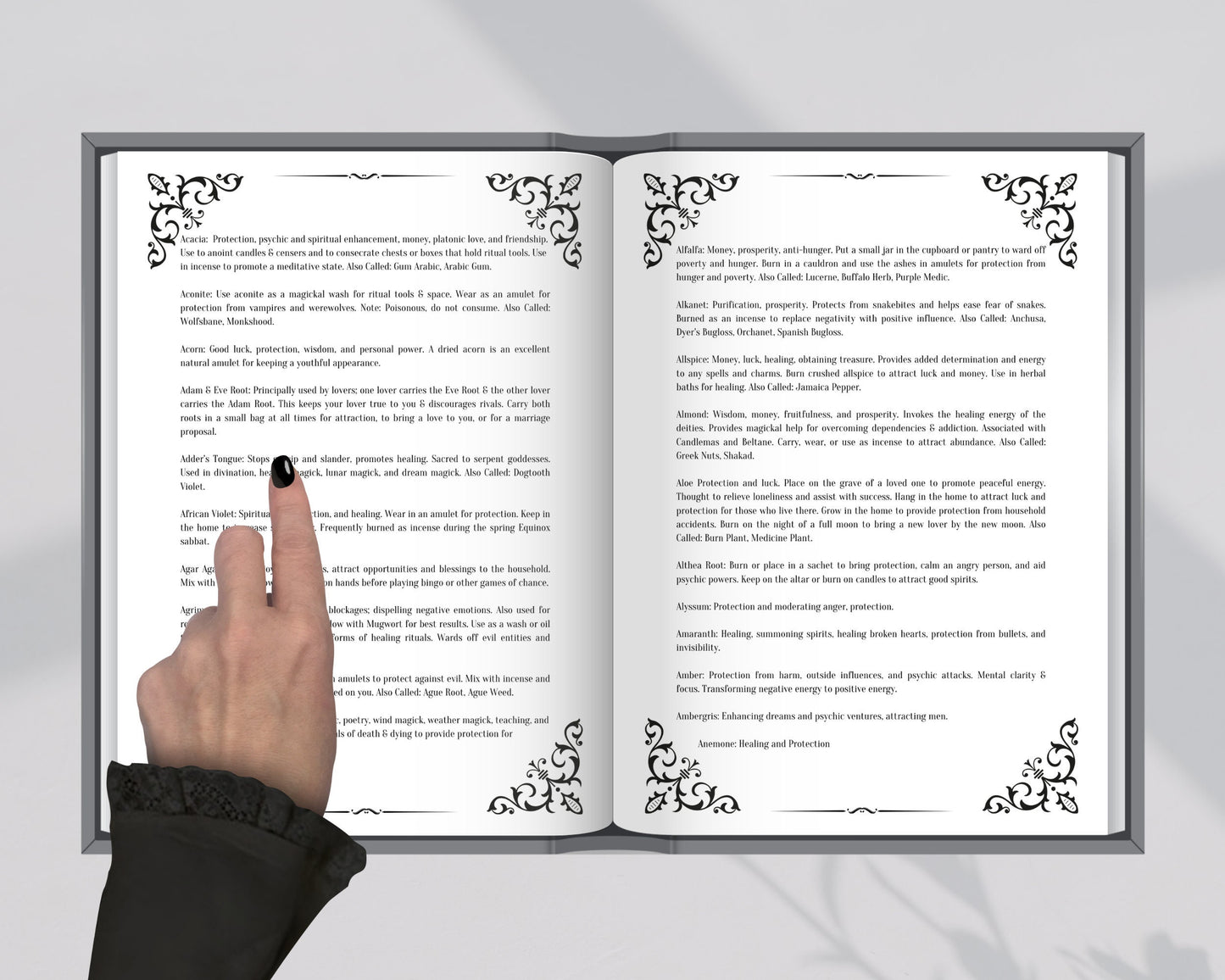 87 Pages, Herbs and Their Magical Properties List, Herbal Magick, Herbalism, Witchcraft Basics, Printable Herbs Pages, Book Of Shadows