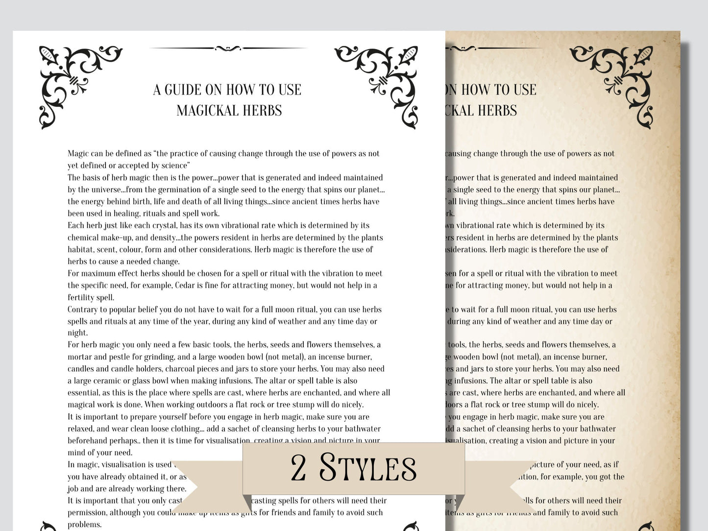 87 Pages, Herbs and Their Magical Properties List, Herbal Magick, Herbalism, Witchcraft Basics, Printable Herbs Pages, Book Of Shadows