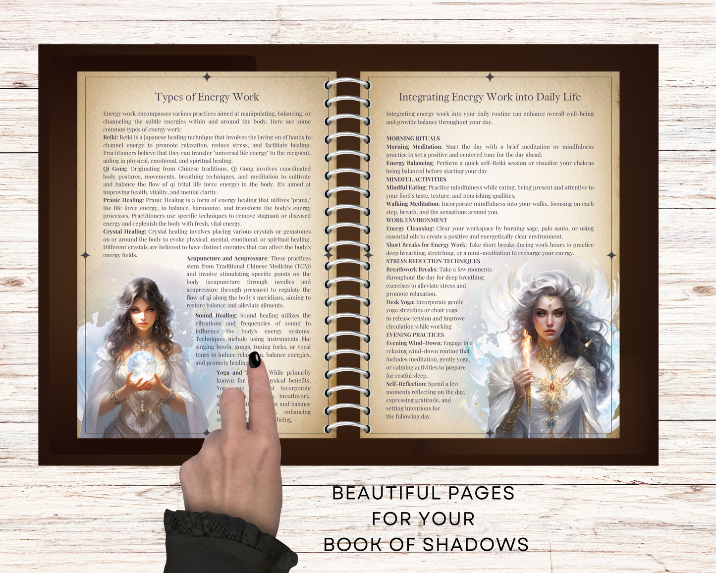 Energy Work. Basic Guide. Printable