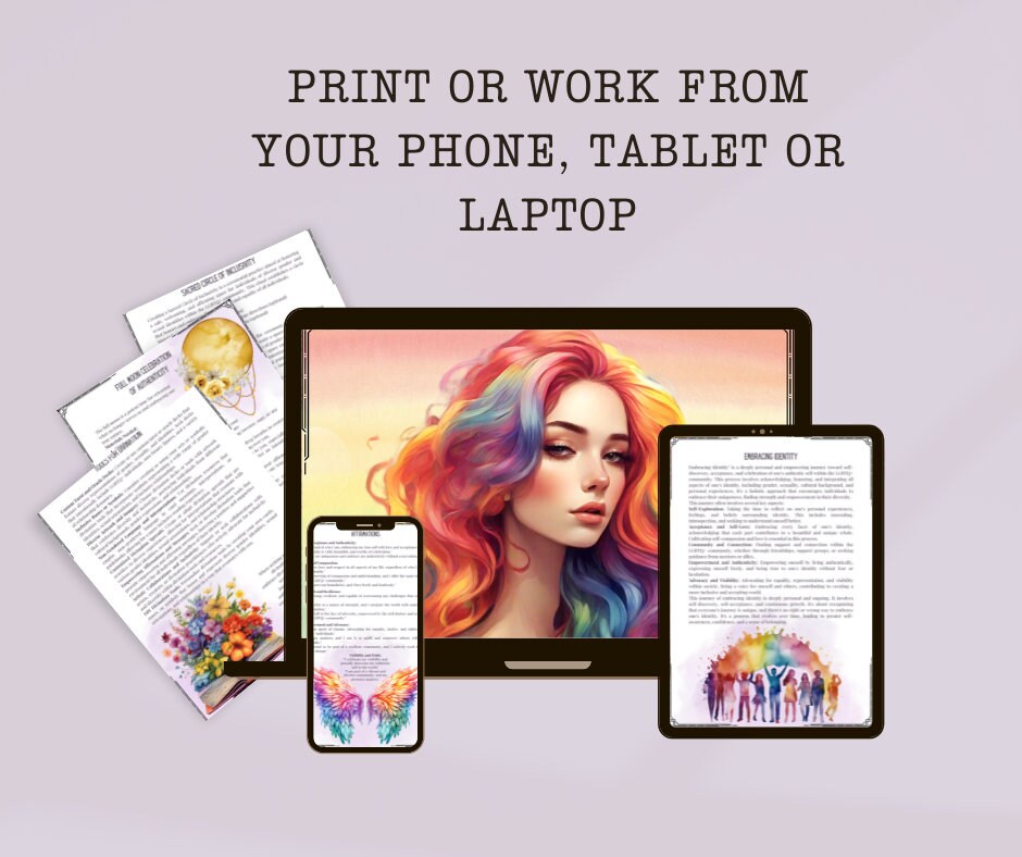 Queer Witch. Basics. Grimoire printable pages. 32 pages.