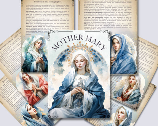 Mother Mary. Saint Mary. Virgin Mary. Marian devotion. Beautiful pages. Printable
