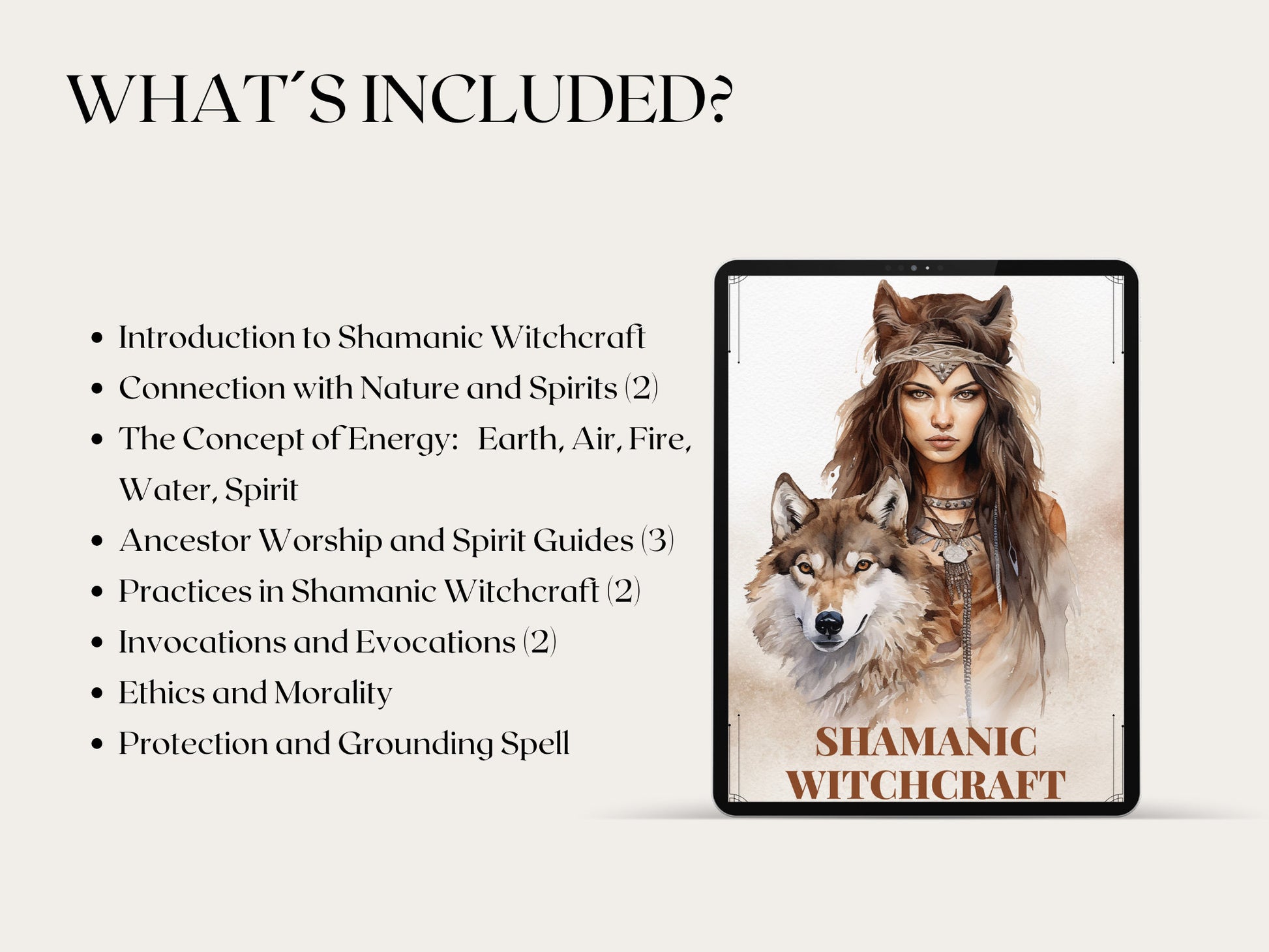 SHAMANIC WITCHCRAFT. Basics. Printable beautiful grimoire pages.