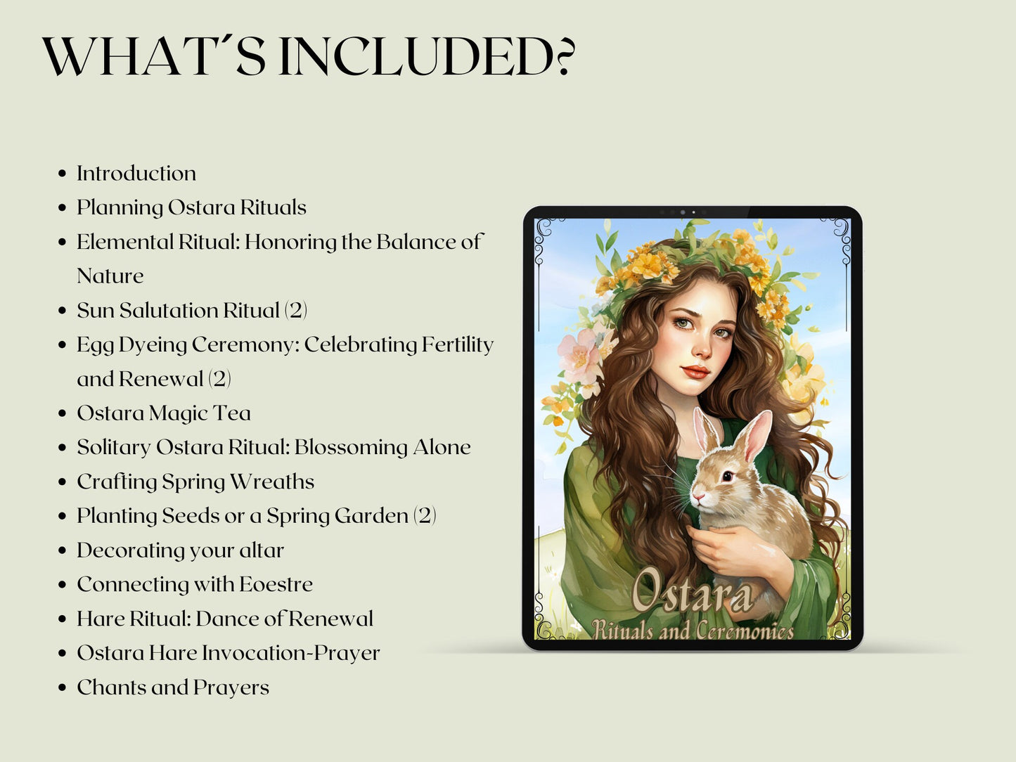 Ostara. Rituals and Ceremonies. Printable pages for your Book Of Shadows or Grimoire.