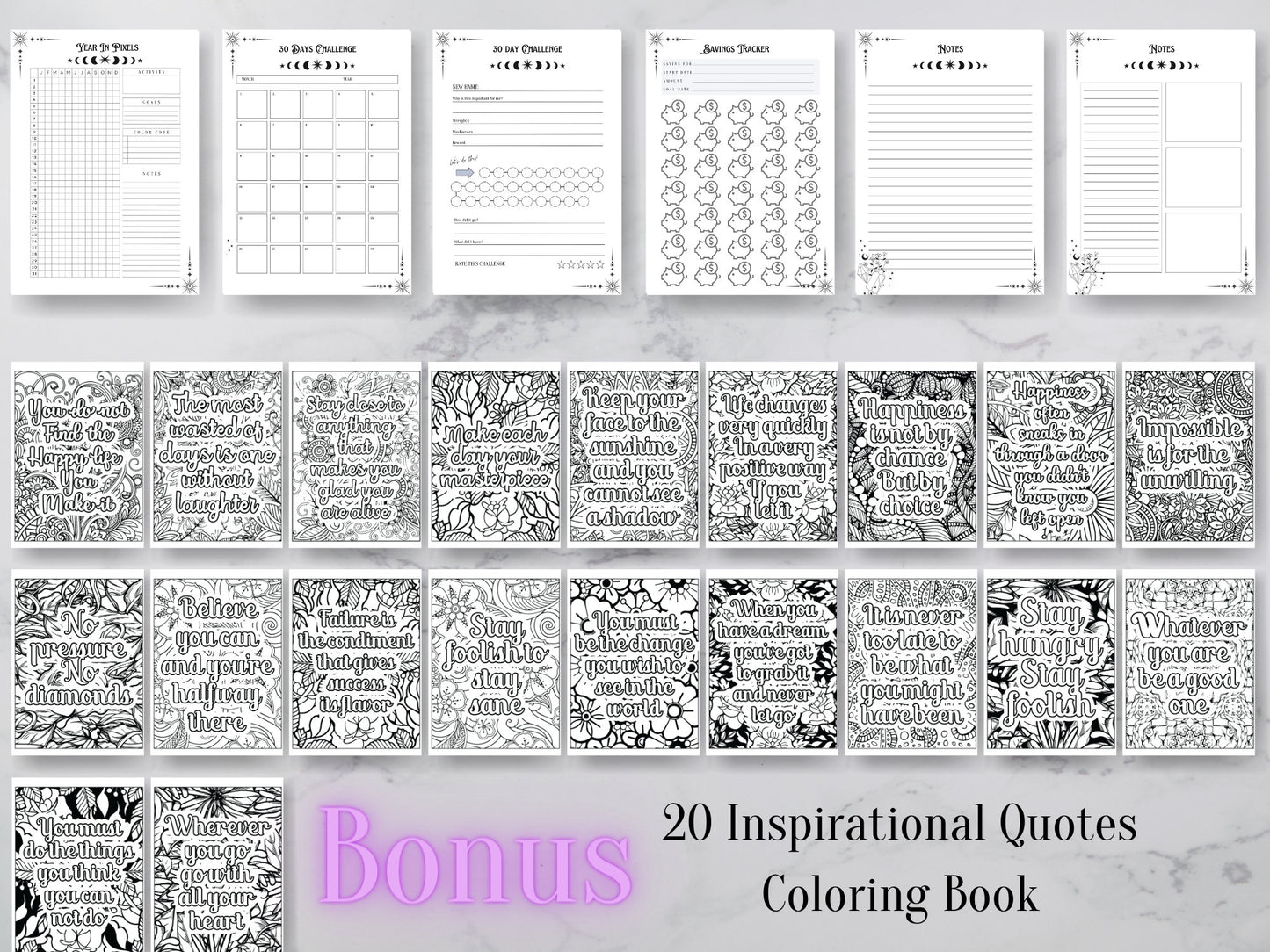 The most complete Witchy ADHD Planner Printable for Adults + BONUS