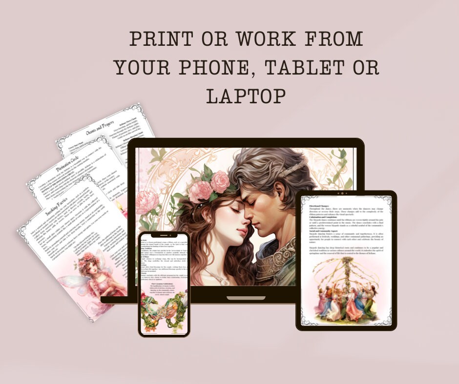 Beltane. Rituals and Ceremonies. Printable pages for your Grimoire or Book Of Shadows.