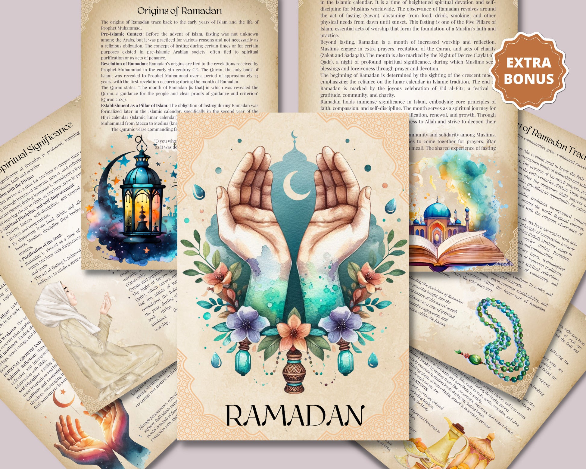 Ramadan. Basic information + BONUS (63 journal pages)