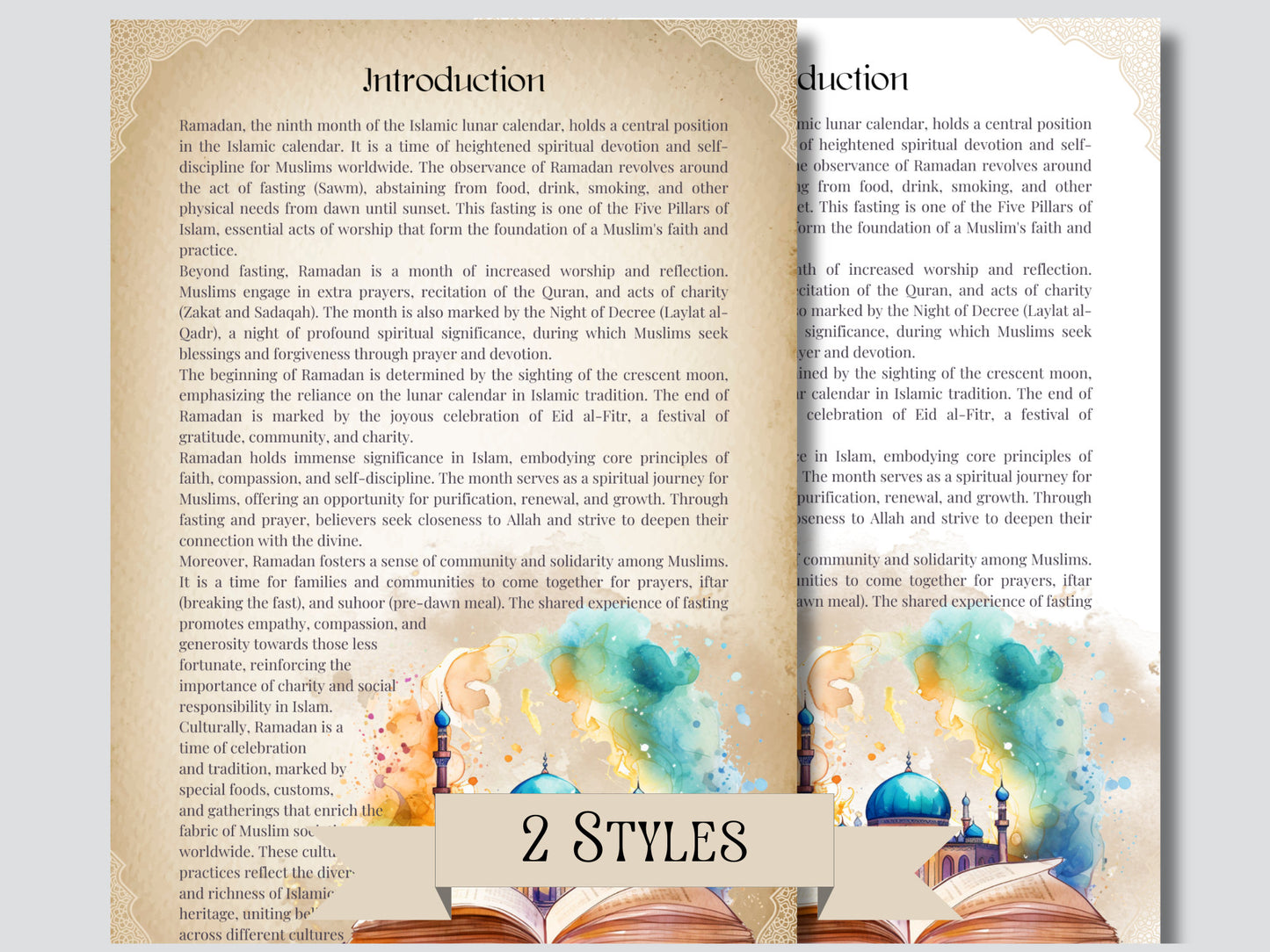 Ramadan. Basic information + BONUS (63 journal pages)