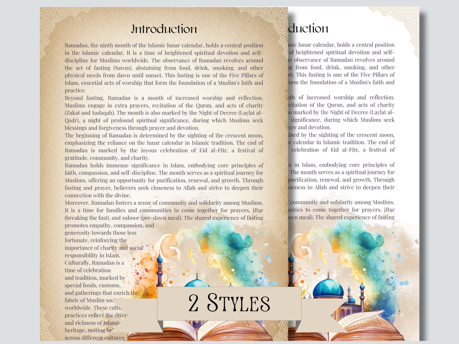 Ramadan. Basic information + BONUS (63 journal pages)
