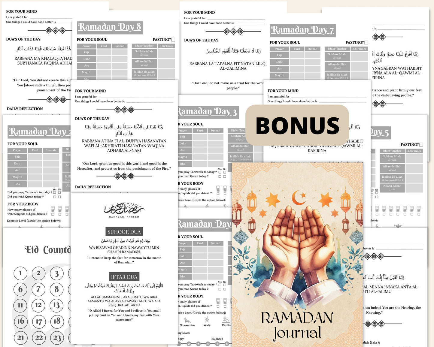 Ramadan. Basic information + BONUS (63 journal pages)