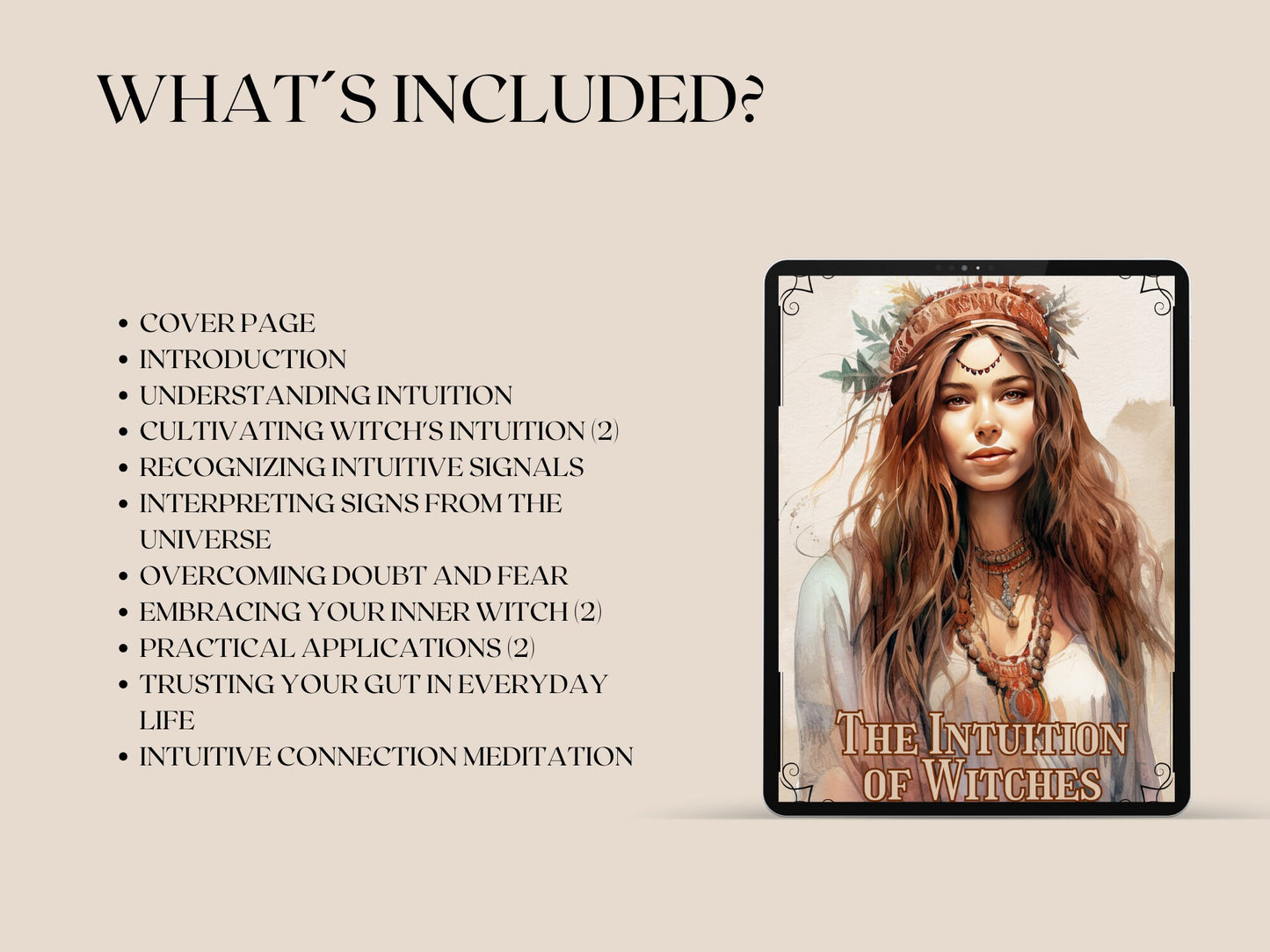The Intuition of Witches: How to Trust Yourself When Something Doesn't Feel Right. Printable Grimoire pages