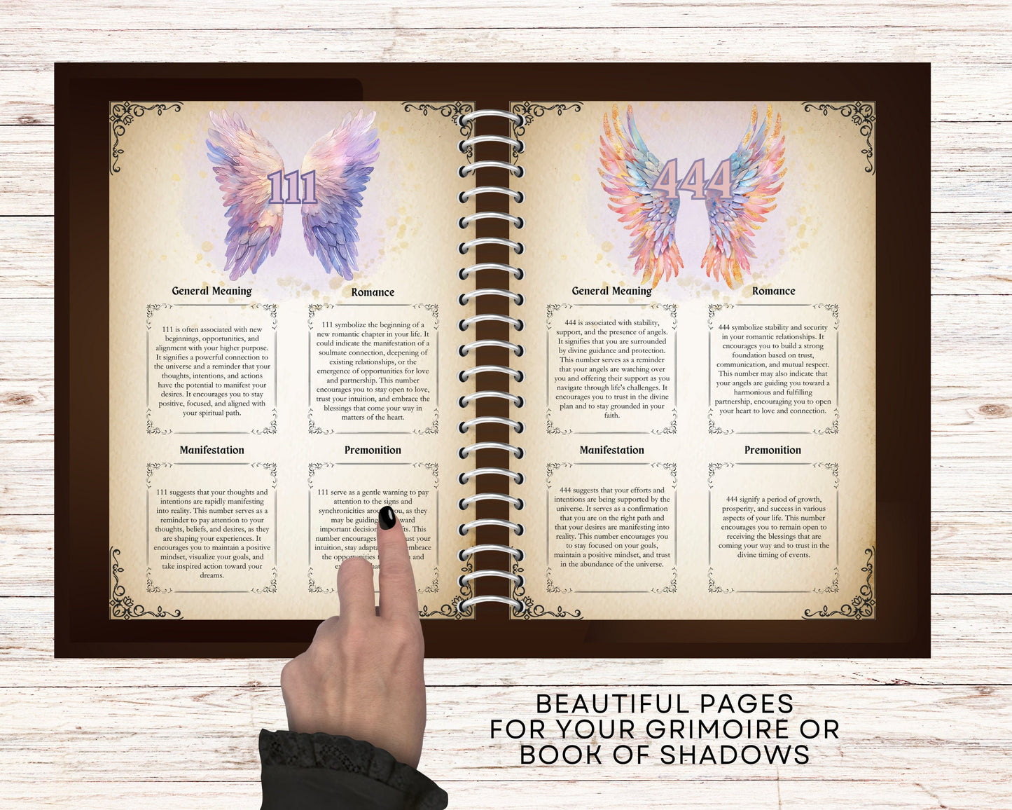 Angel numbers meanings + Bonus (Aura with Angel Numbers Set Wall Art). Printable