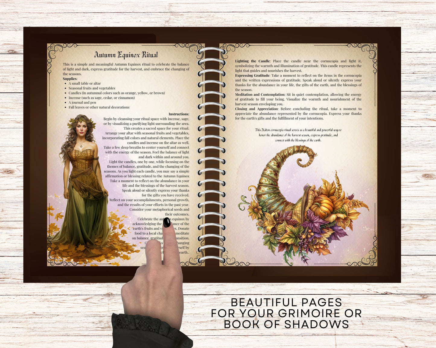 Mabon. Rituals and Ceremonies. Printable pages for your Book Of Shadows. Printable