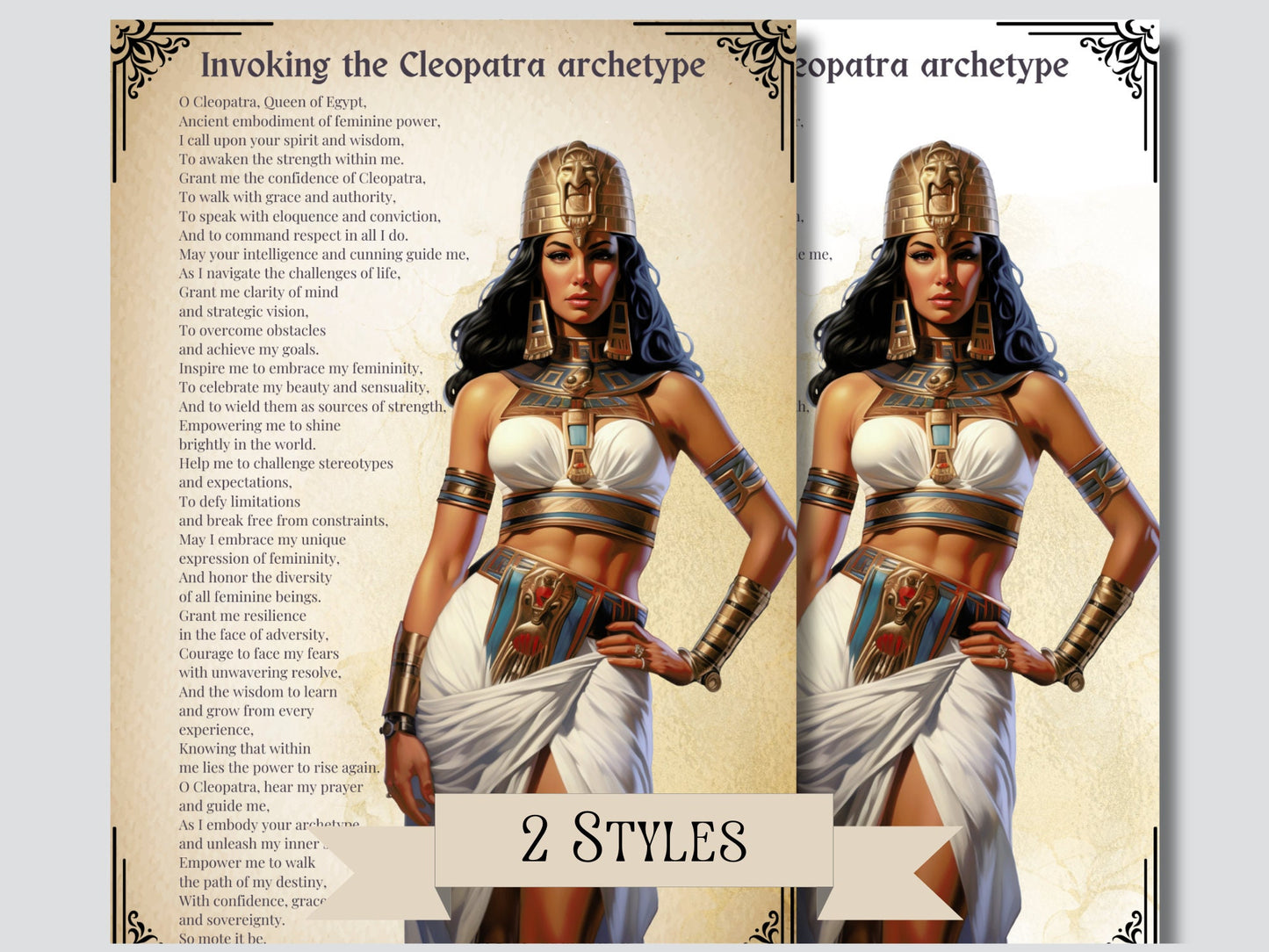 Cleopatra Archetype: Unleash Your Inner Power, Femininity, and Success. Printable.