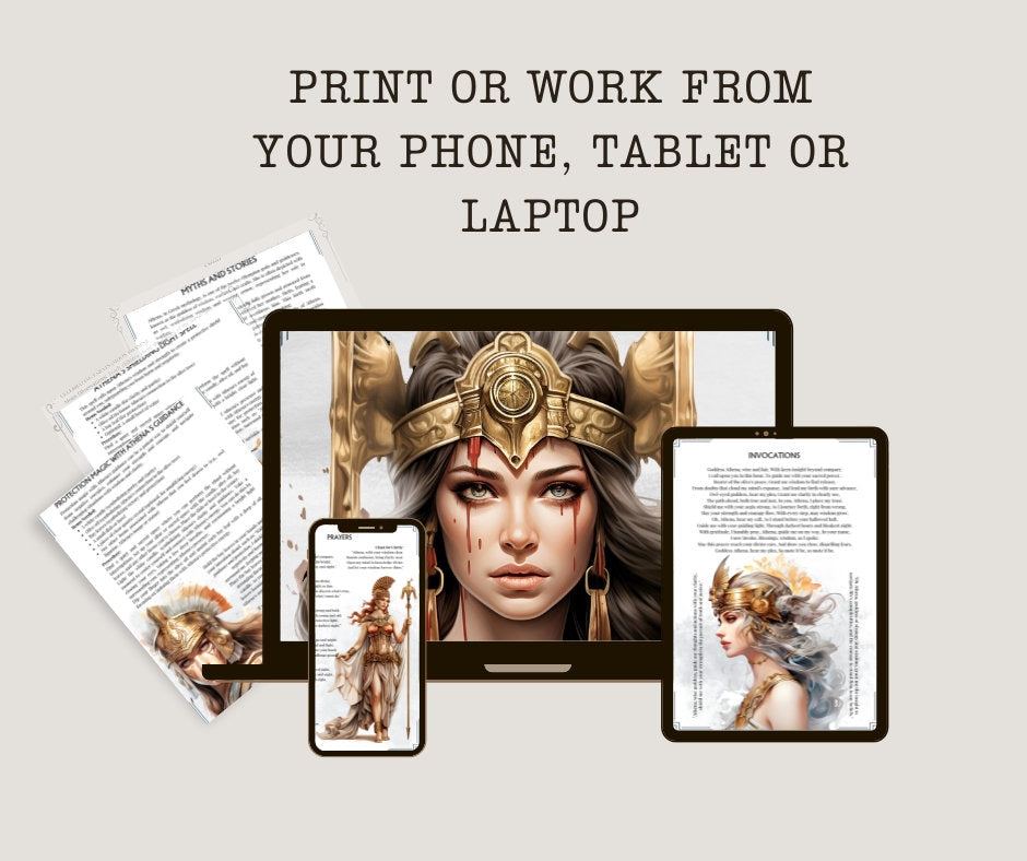 Athena. Greek goddess of wisdom and good counsel, war, the defence of towns, heroic endeavour, weaving, and pottery. Printable pages.