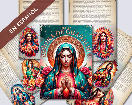 Nuestra Señora de Guadalupe. ESPAÑOL. Hermosas páginas. Imprimible