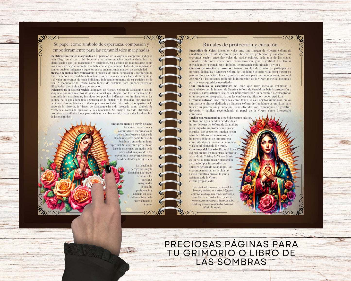 Nuestra Señora de Guadalupe. ESPAÑOL. Hermosas páginas. Imprimible