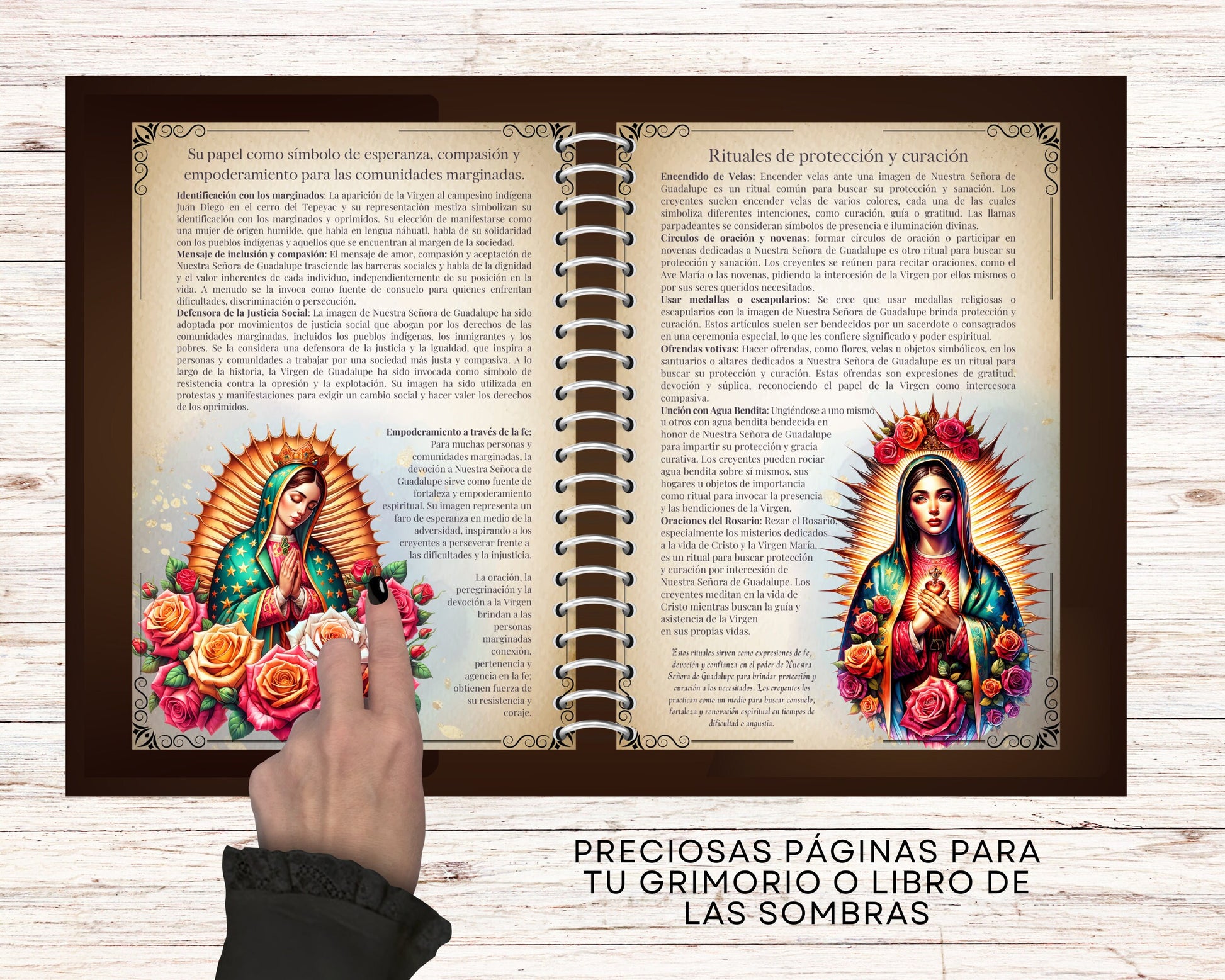 Nuestra Señora de Guadalupe. ESPAÑOL. Hermosas páginas. Imprimible