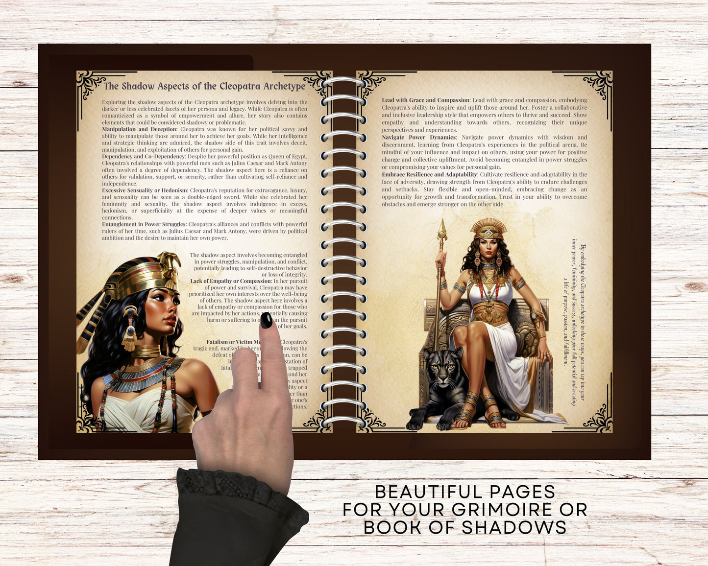 Cleopatra Archetype: Unleash Your Inner Power, Femininity, and Success. Printable.