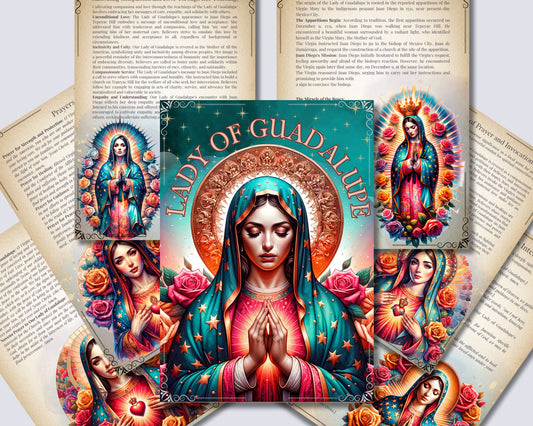 Our Lady of Guadalupe. Beautiful pages. Printable