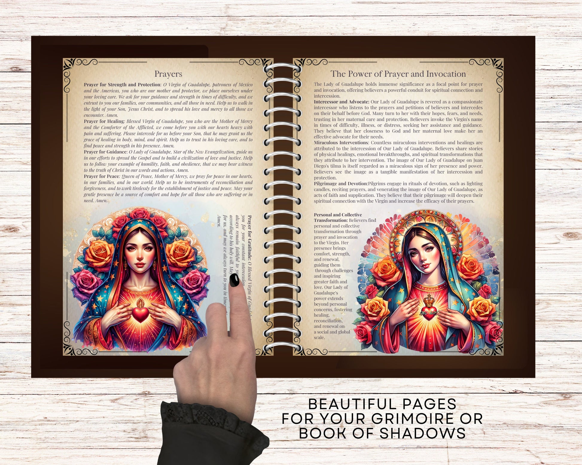 Our Lady of Guadalupe. Beautiful pages. Printable