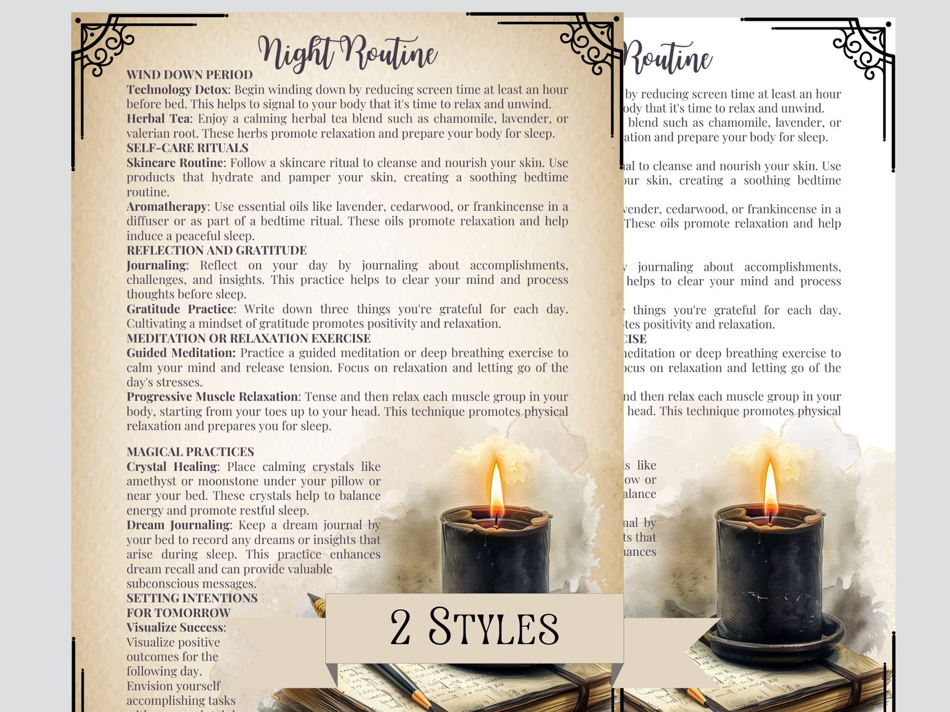 Boss Witch. Beautiful pages for your Grimoire or Book of Shadows. Printable.
