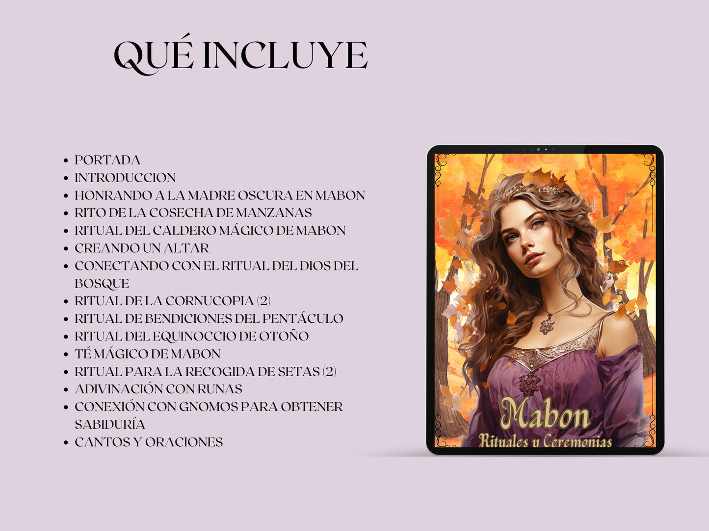 MABON. Rituales y Ceremonias. Bonitas páginas imprimibles para tu Grimorio o Libro de las Sombras. Imprimible