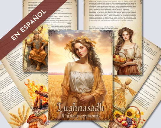 Lughnasadh. Lammas. Rituales y Ceremonias. Páginas imprimibles para tu Libro de las Sombras o Grimorio.