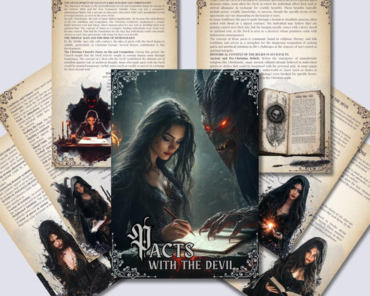 Pacts with the Devil. A Comprehensive Basic Guide. Printable Grimoire pages.