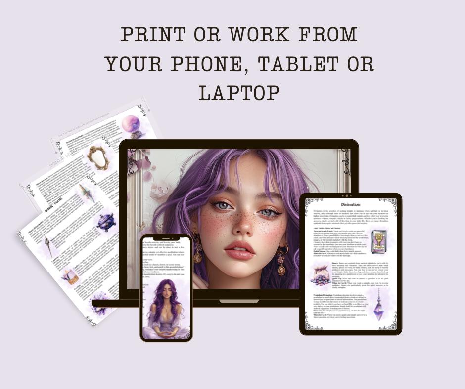 Lazy Wich Bundle.The most complete. Guide to Low-Effort Witchcraft, easy Spells, Rituals, Affirmations, Journal Prompts, and More! Printable
