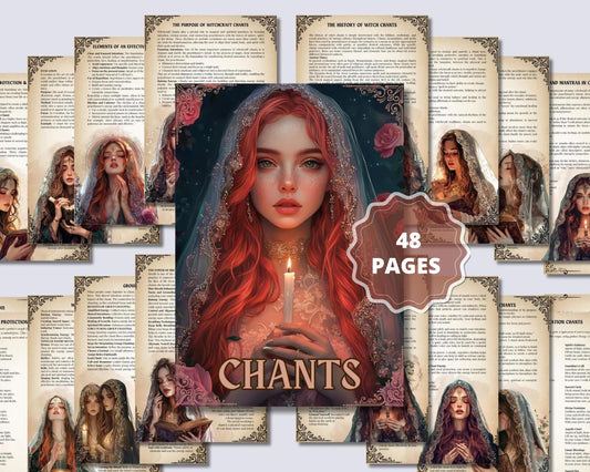 Chants. How to Create Powerful Chants to Use in Spell Work. Includes 300 Chants for Protection, Love, Money, Healing, and More! Printable.