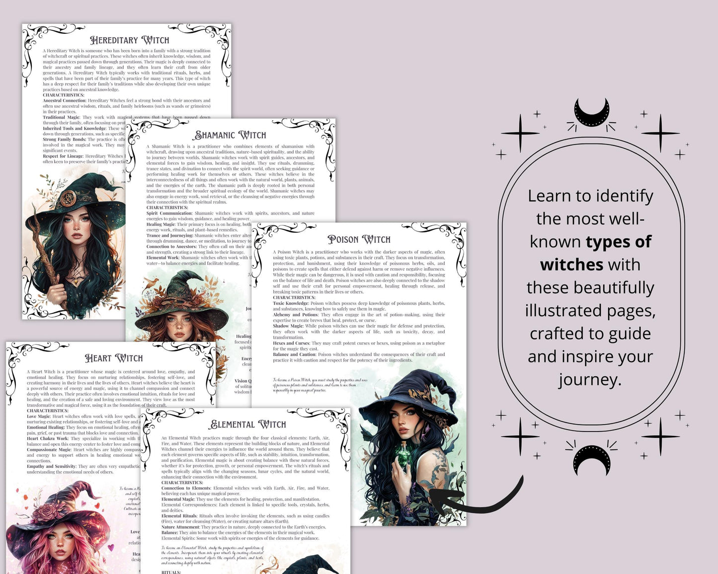 Types of Witches. Discover Your Powerful Spiritual Path. 39 Most Common Types of Witches. Instant download