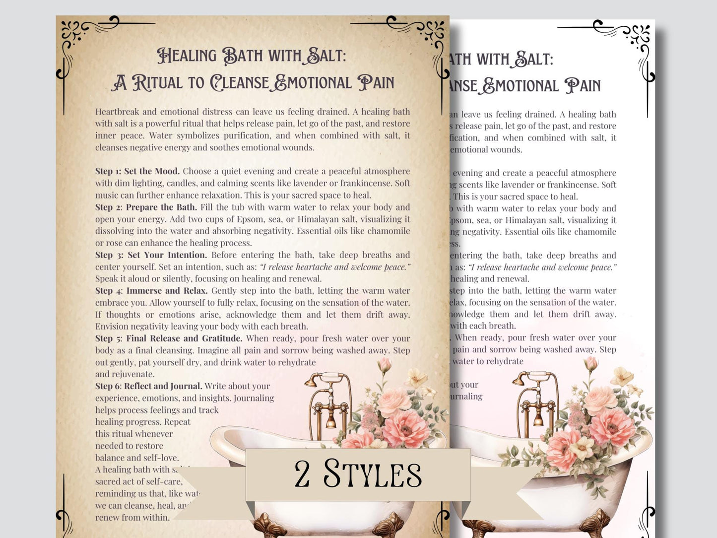 10 Rituals to Heal Broken Hearts. Heal Your Heart with Magic. Printable.
