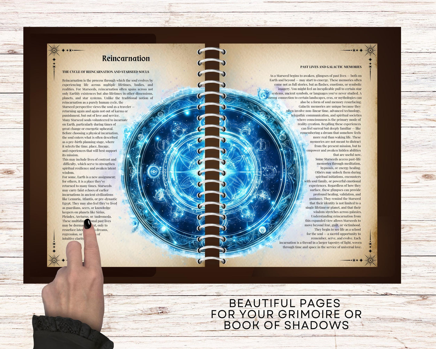 Starseed Awakening Guide, Origin and Mission, Light Codes, Meditations, Dreams, Tarot Spreads, Journal Prompts, & More! Printable Pages