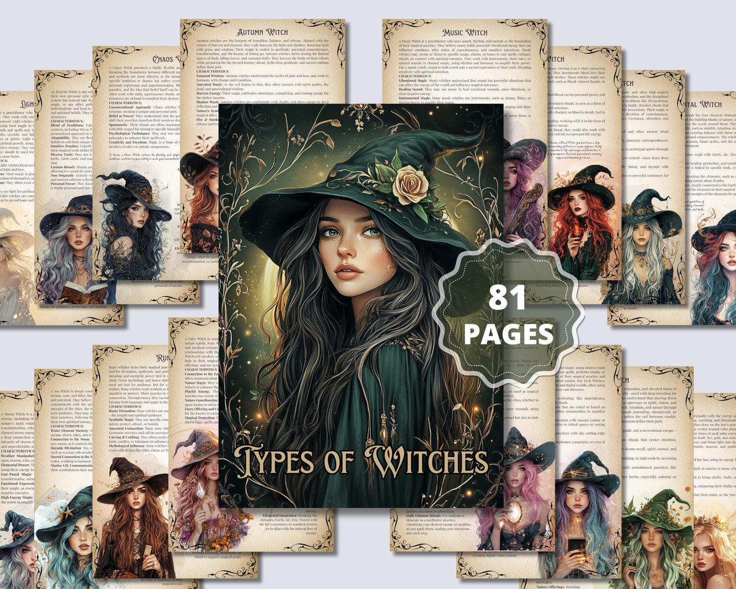 Types of Witches. Discover Your Powerful Spiritual Path. 39 Most Common Types of Witches. Instant download