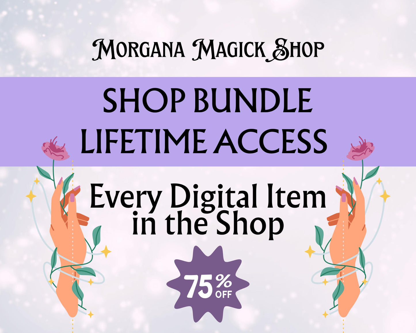 Full Shop Bundle. Every Digital Product in the Store, 3000+ PDF Pages For Your Grimoire or Book of Shadows. Printable Pages
