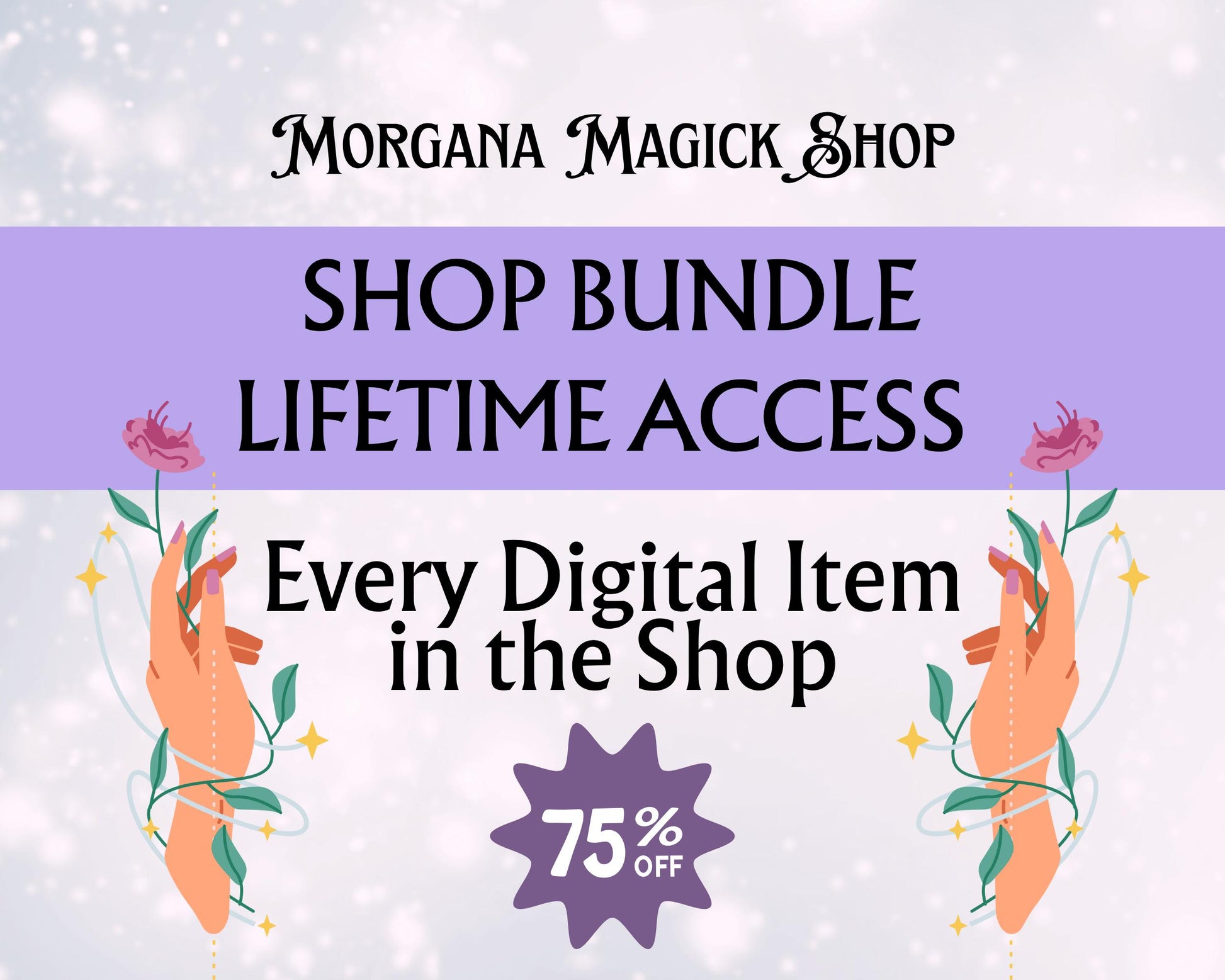 Full Shop Bundle. Every Digital Product in the Store, 3000+ PDF Pages For Your Grimoire or Book of Shadows. Printable Pages
