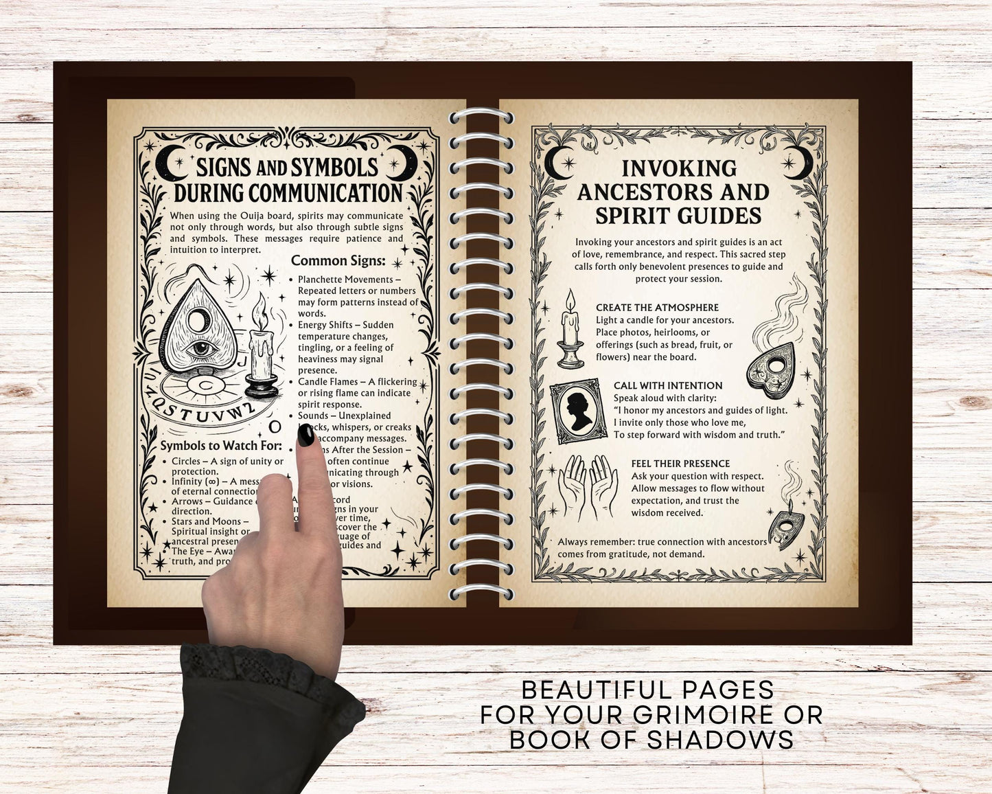 Ouija Session Guide PDF – Samhain Ritual to Connect with Ancestors | Protection Prayers, Questions & Ritual Closing