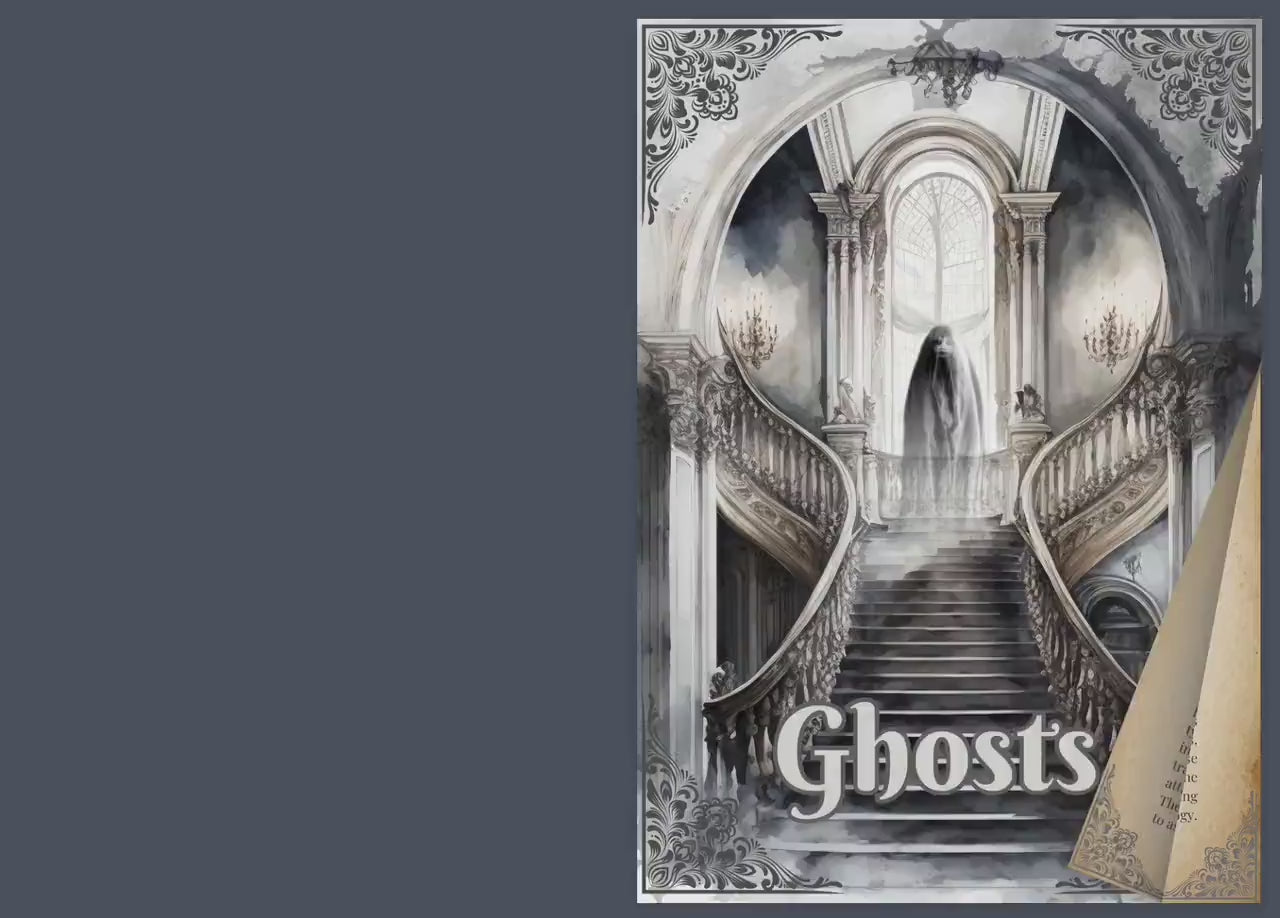Ghosts. Beginners guide. 33 Beautiful pages for you Grimoire or Book Of Shadows. Printable