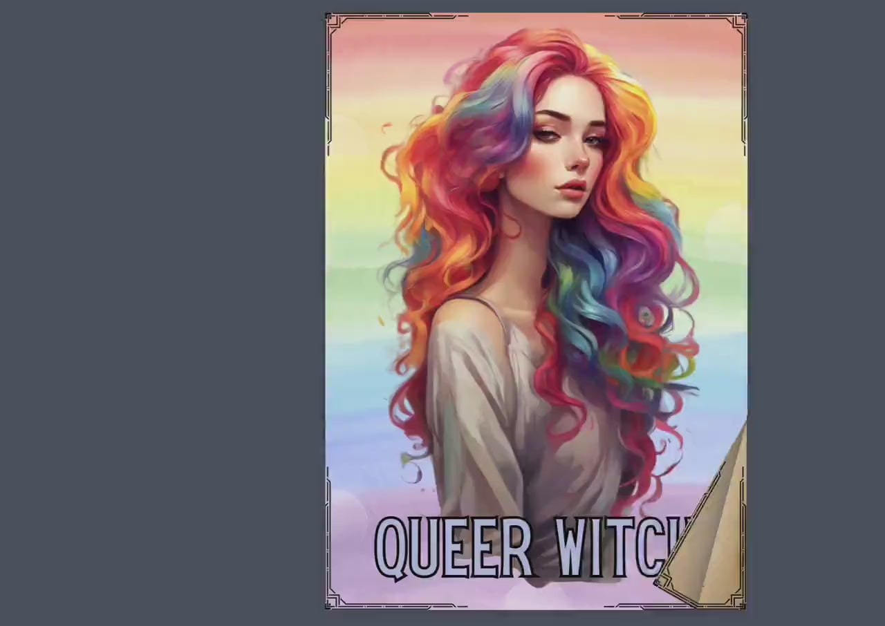 Queer Witch. Basics. Grimoire printable pages. 32 pages.